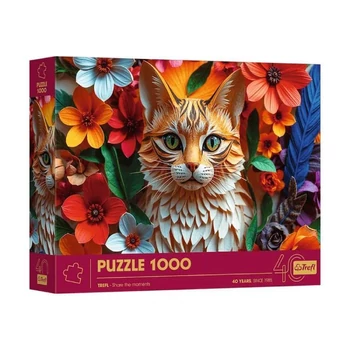 Trefl 1000 darabos puzzle Paper Art - cica