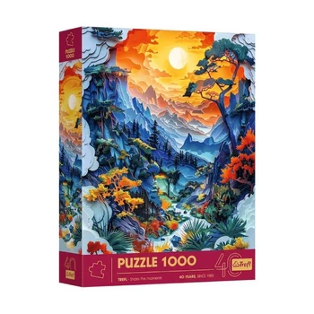 Trefl 1000 darabos puzzle Paper Art - Tájkép, Völgy