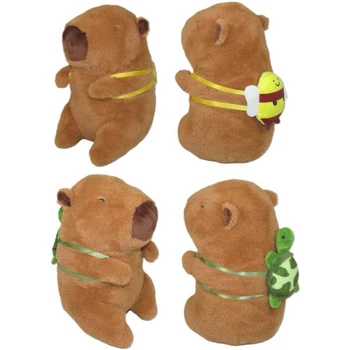 Kapibara plüss hátizsákkal 23 cm - 1 darab