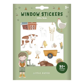 Little Dutch ablak matrica - Little Farm