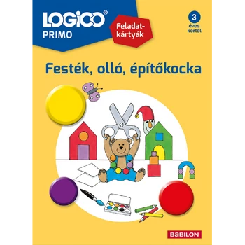 logico primo feladatlapok - festék,olló,építőkocka