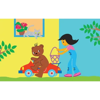 Boribon autózik mese diafilmen