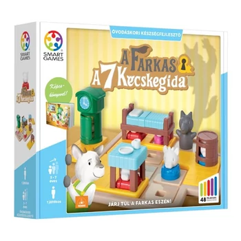 Smart Games A farkas &amp; a hét kecskegida logikai játék óvodásoknak