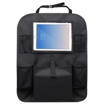 Autós ülésre rögzíthető tároló tablet tartóval