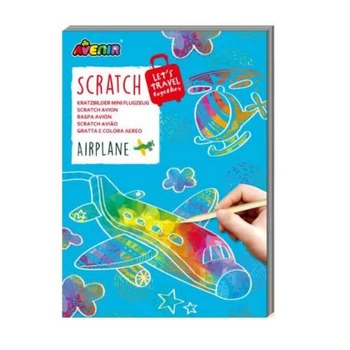 Mini képkarcoló könyv - repülők