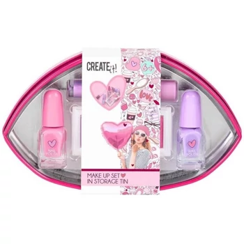 Create it! Smink szett gyerekeknek fémdobozban