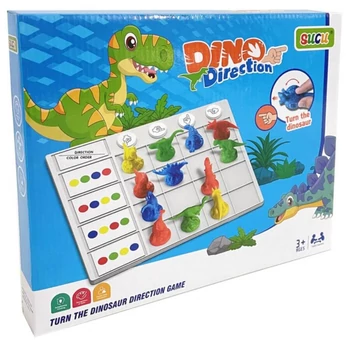 Dínó forgató logikai játék az irányok tanulásához