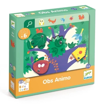 Djeco Keress és pörgess fejlesztőjáték - böngésző játék Állatok