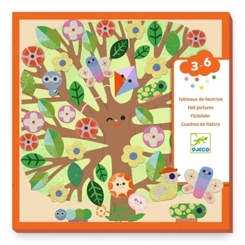 Évszakokon át - Djeco kollázs műhely matricás játék