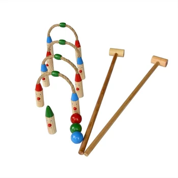 Fa krokett játék gyerekeknek