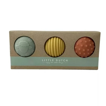 Szenzoros labdák 3 db - Little Dutch
