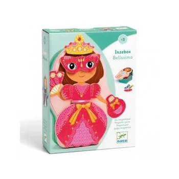 Mágneses öltöztetős játék fémdobozban Djeco