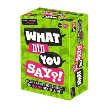 What did you say? társasjáték 18 éven felülieknek