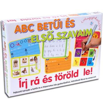 Abc betűi és első szavaim írást gyakoroltató játék
