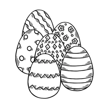 Húsvéti tojás kifestő, színező