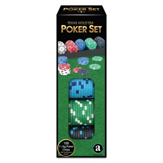100 darabos poker zseton szett