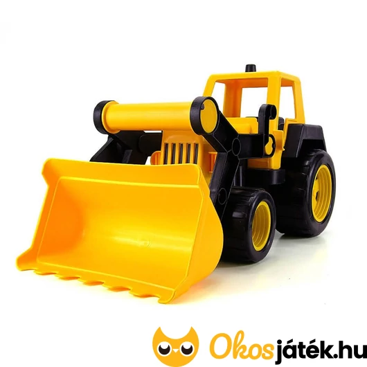 Traktor markolókanállal