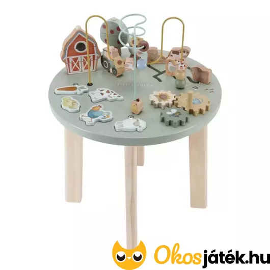 Little Dutch Activity asztal - Little Farm fejlesztő játék babáknak