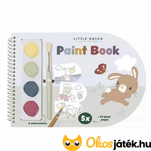 little dutch állatos egyszerű kifestő könyv gyerekeknek
