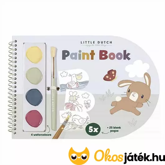 little dutch állatos egyszerű kifestő könyv gyerekeknek