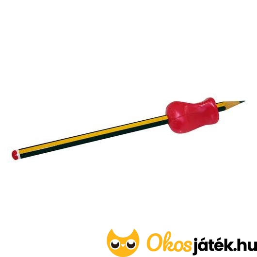 ceruzafogó puha gumiból - piros