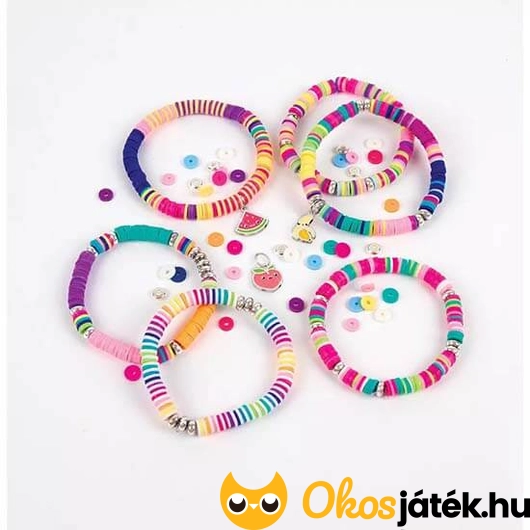 heishi gyöngyökből készített karkötők, a Make it Real szettből