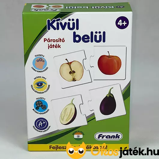 kívül-belül párosító játék