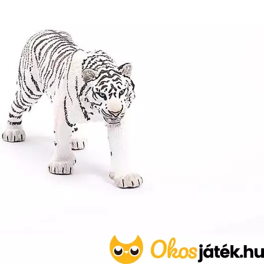 fehér tigris élethű schleich műanyag állatfigura