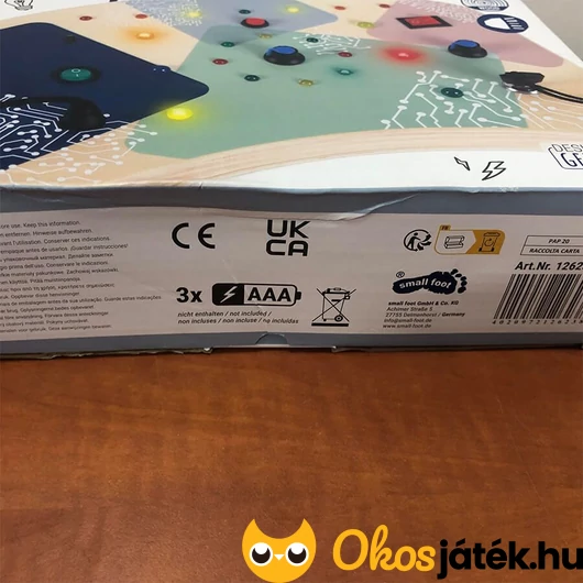 Activity board sérült doboza