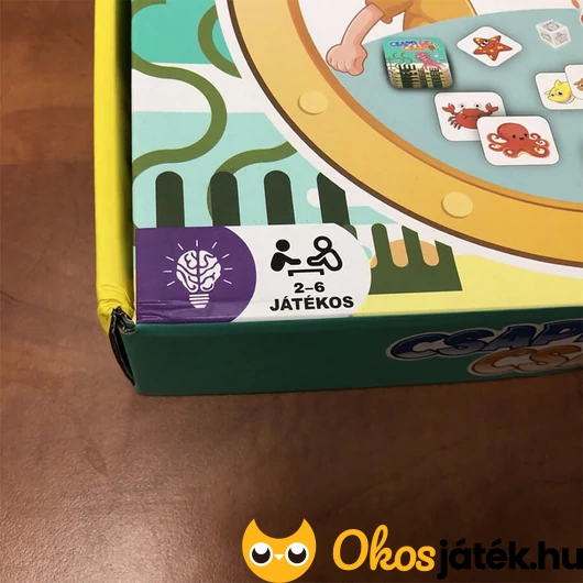 Tapadókorongós játék doboza