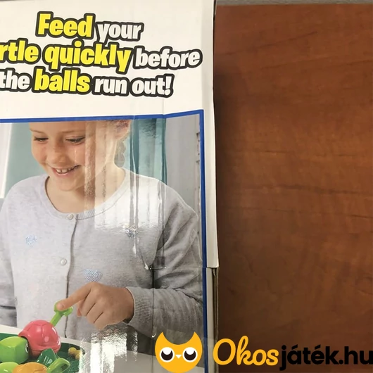 Ügyességi játék dobozának háta
