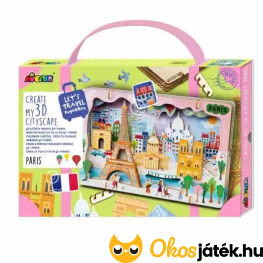 3D puzzle kreatív készlet - Párizs - Avenir
