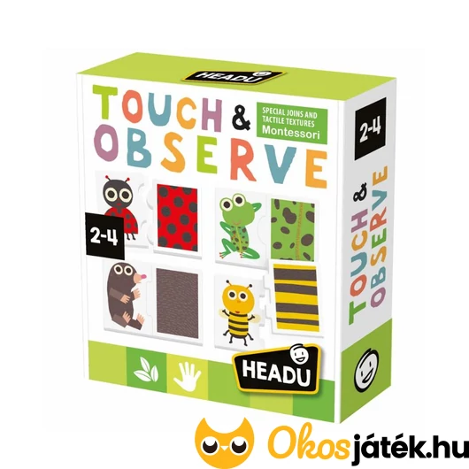 Érintsd meg és fedezd fel! szenzoros kirakó 