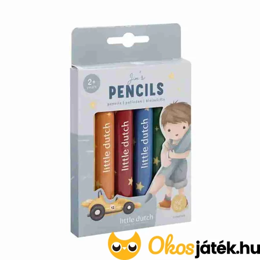 Little Dutch színes ceruza - Jim és barátai