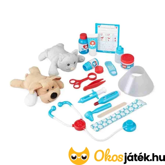 Állatorvos játék szett gyerekeknek