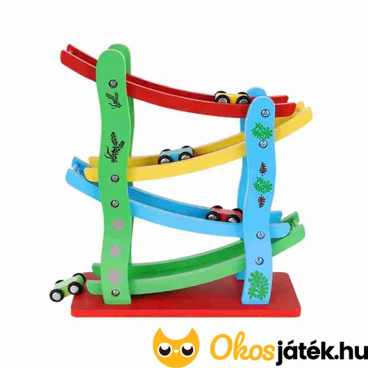Autók a lejtőn fajáték