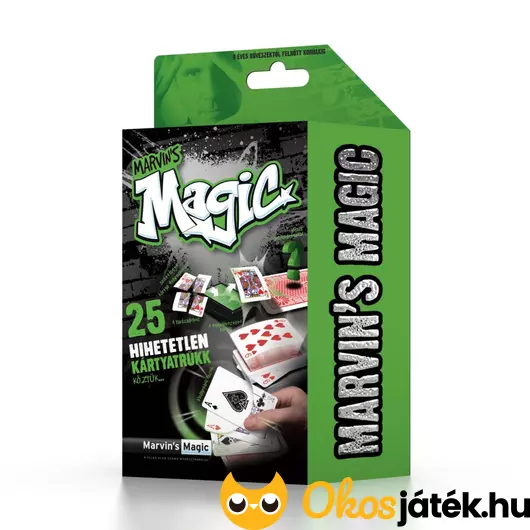 Marvin's Magic - 25 Hihetetlen kártyatrükk bűvész készlet