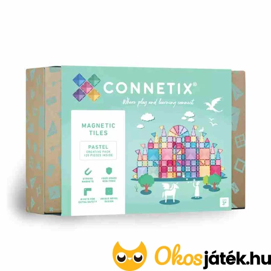 Connetix - Pastel Creative Pack 120 db-os