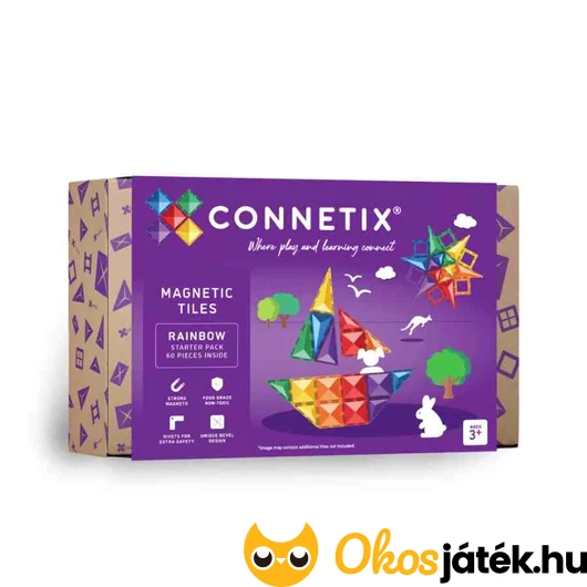 Connetix Rainbow 60 db-os kezdő szett