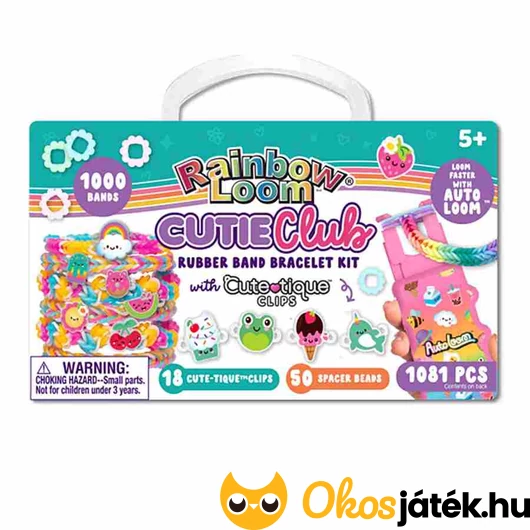 Rainbow Loom gumikarkötő készítő