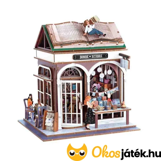 BUKI Dioráma 3D puzzle lézervágott fából