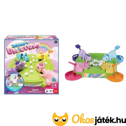 Éhes unikornisok golyófaló társasjáték