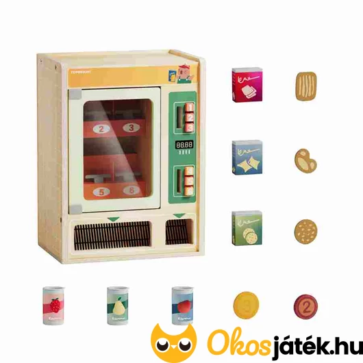 Játék ital és étel automata tartalma