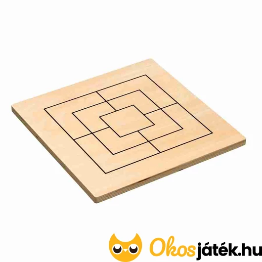 Malom társasjáték fából