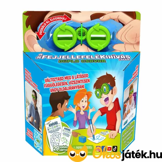 Fejjel lefelé kihívás társasjáték - Dupla csavar