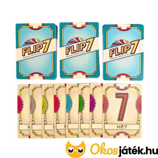 Flip 7 játék lapjai