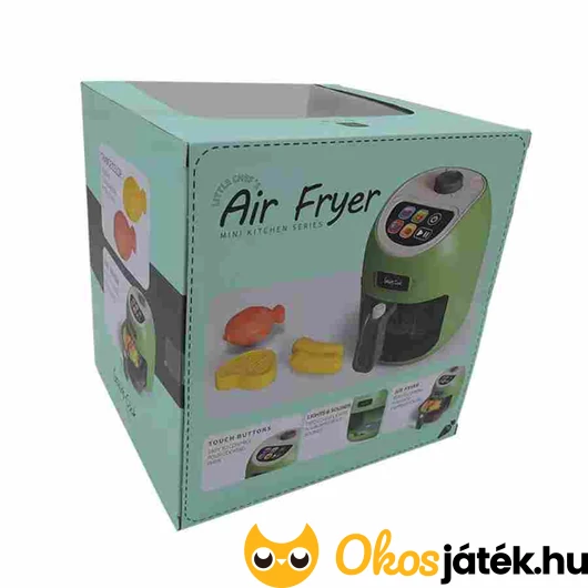 Játék forrólevegős sütő doboza