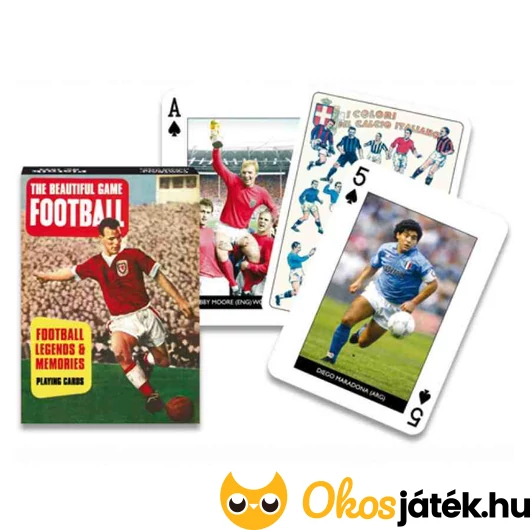 Futball legendák römi kártya 54 lapos - Piatnik