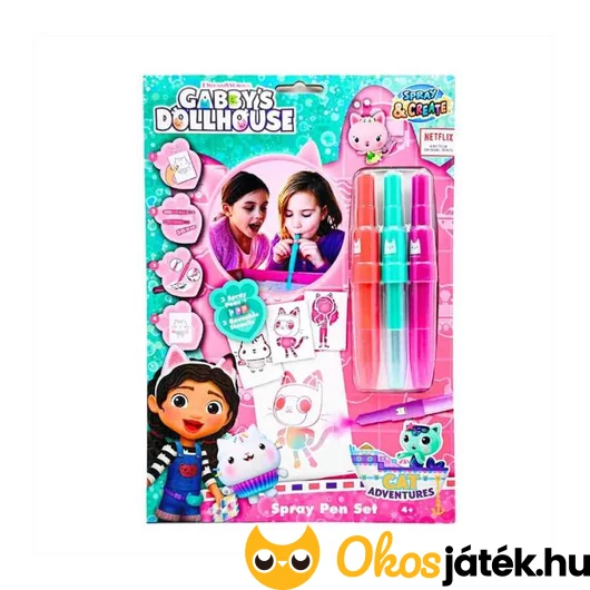 Gabi babaháza színező szett fújós filccel