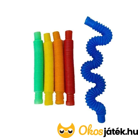 Színes gégecső stresszoldó játék